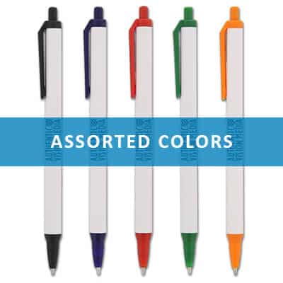 Plastic assorted focus pens.