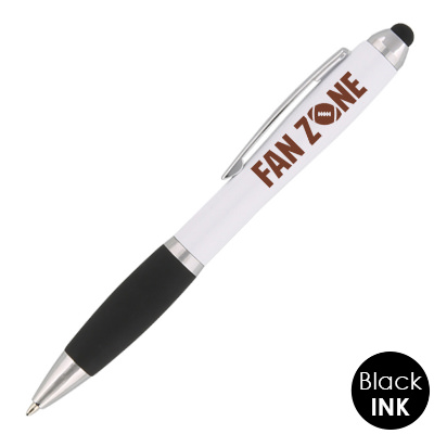 Plastic velvet stylus pen.