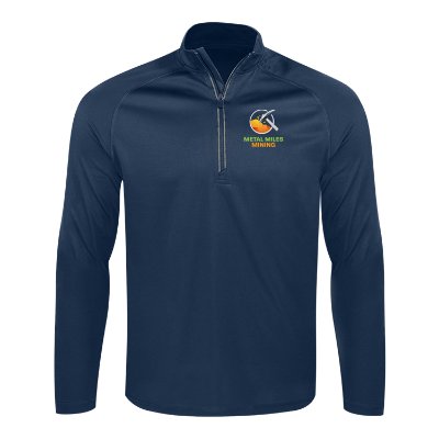 Personalized Full Color Navy Quarter-Zip
