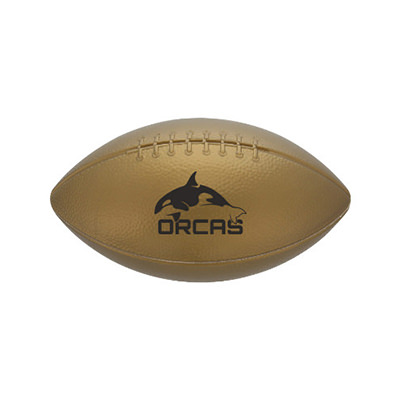 Plastic gold personalized football