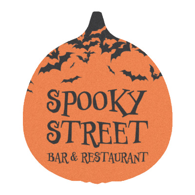 White pulpboard coaster with a customized imprint.