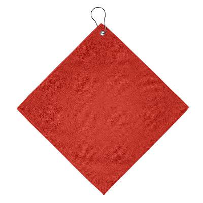 Microfiber blank golf towel.