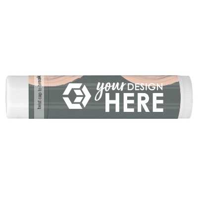 Polypropylene customized branded lip balm.
