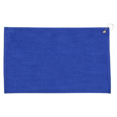 15" x 18" hemmed blank golf towel.