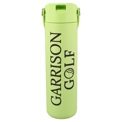 Key lime bottle with custom logo in 24 oz.
