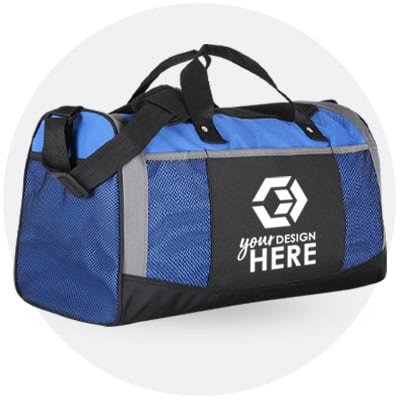 custom duffel bag