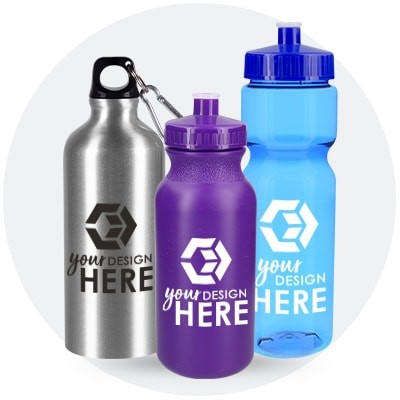 custom water bottles