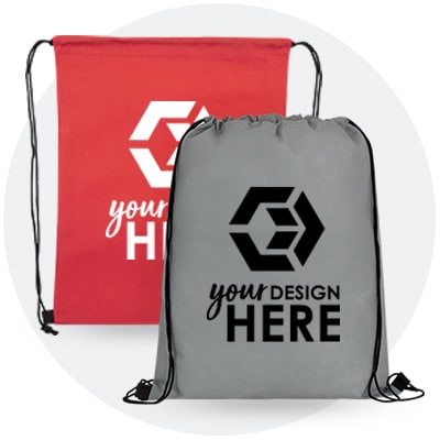 custom bags drawstring category
