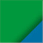 Green with Blue Ink