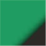 Clear Green with Black Ink
