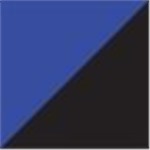 Blue with Black