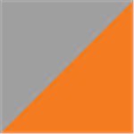 Gray with Orange