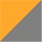 Orange with Gray