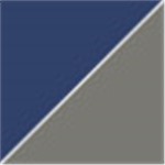 Navy Blue with Transparent Smoke