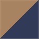 Khaki with Navy Blue
