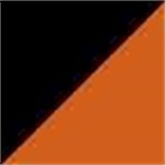 Black with Orange