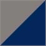 Gray with Navy Blue