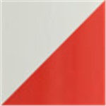 White with Red