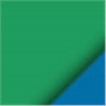 Clear Green with Blue Ink