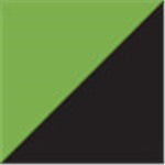 Lime Green with Black