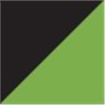 Black with Lime