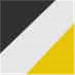 Black with White to Yellow Ink