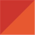 Red with Orange