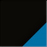 Black with Blue Ink