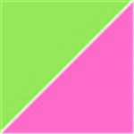 Lime Green with Transparent Pink