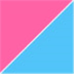 Pink with Transparent Blue