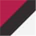 Pink Raspberry with Iron Grey and White