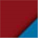 Dark Red with Blue Ink