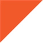 Orange with White Trim
