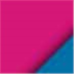 Hot Pink with Blue Ink
