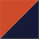 Orange and Navy