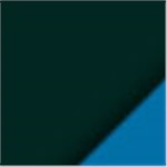 Forest Green with Blue Ink