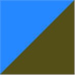 Blue with Gold
