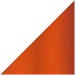 Metallic White with Orange