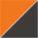Orange with Black