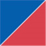 Royal Blue with Transparent Red