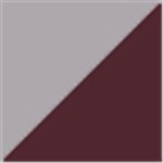 Silver with Burgundy