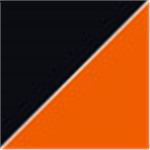 Black with Orange Strap
