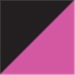 Black with Fuchsia