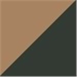 Khaki with Forest Green