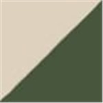 Khaki with Green Trim