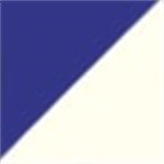 Royal Blue with White