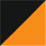 Black Cap with Orange Accents