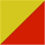 Yellow with Red