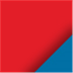 Red with Blue Ink