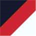 True Navy with True Red and White